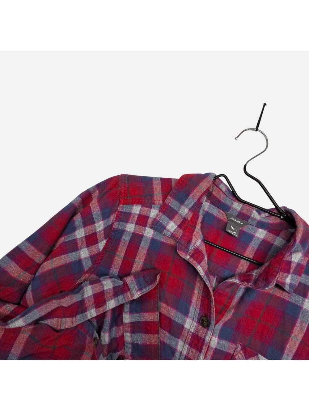 Eddie Bauer Women's Red and Multi Shirt